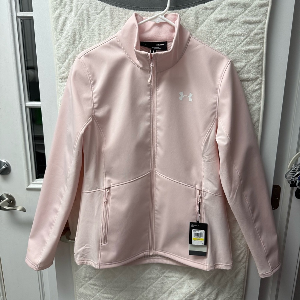 Under Armour Light Pink Full-Zip Jacket